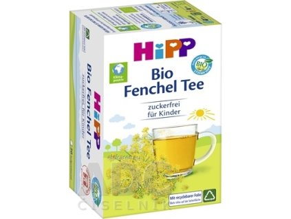 HiPP BIO Feniklový čaj - nálevové vrecúška (inov.2025) (Bio Fenchel Tee) 20x1,5 g (30 g)