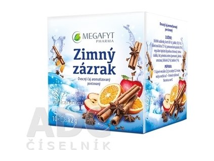 MEGAFYT Zimný zázrak - ovocný čaj aromatizovaný, porciovaný 10x2 g (20 g)