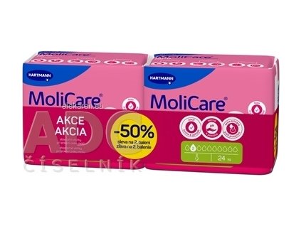 MoliCare Premium lady pad 2 kvapky DUOPACK - 1x1 set