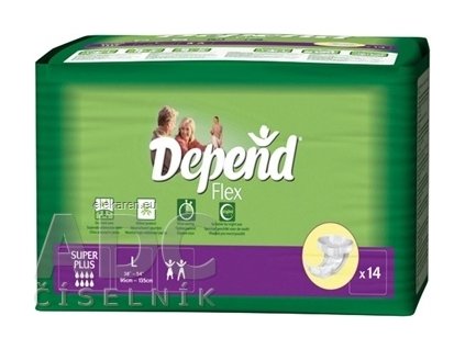 DEPEND Flex SUPER PLUS LARGE - 1x14 ks