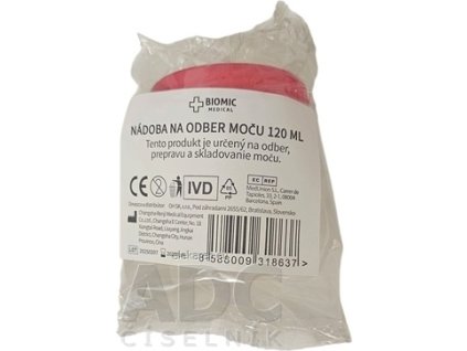 BIOMIC NÁDOBA NA ODBER MOČU - 1x1 ks