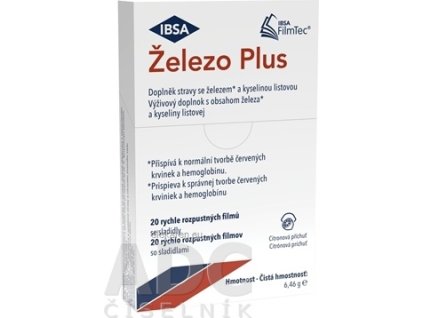 IBSA ZELEZO PLUS PR.CITRON FLM 20KS