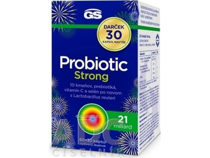 GS Probiotic Strong Darček - cps 60+30 navyše (90 ks)