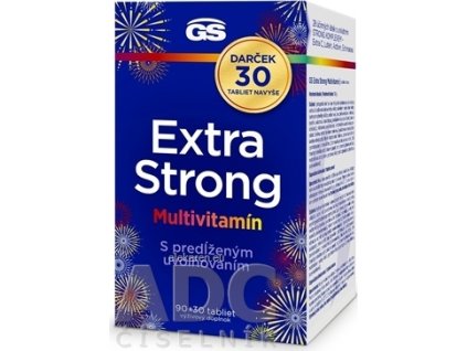 GS Extra Strong Multivitamín Darček - tbl 90+30 navyše (120 ks)