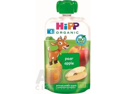 HiPP BIO 100% Ovocie Hruška Jablko - 1x100 g