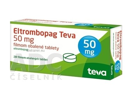 ELTROMBOPAG TEVA TBL FLM 28X50MG