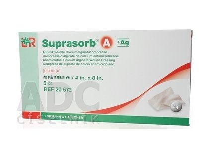 Suprasorb A+Ag Krytie na rany - 1x5 ks