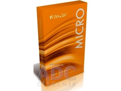 MAXIS MICRO STEHENNÉ PANČUCHY NEKĹZAVÉ - veľkosť 4, (II.KT), normálne, bez špice, s krajkou, bronz 1x1 pár