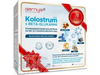 Barny's KOLOSTRUM s beta-glukánmi forte - 1x70 ks