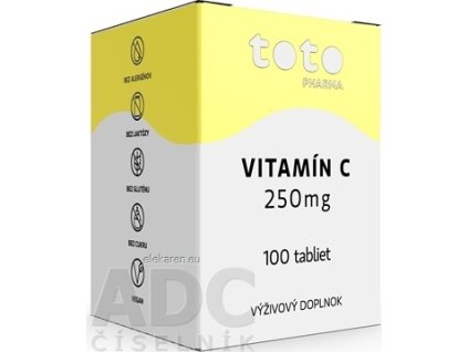TOTO VITAMÍN C 250 mg - 1x100 ks
