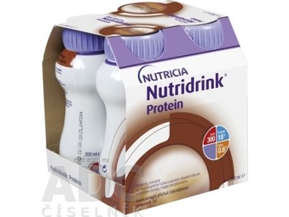 Nutridrink Protein - s čokoládovou príchuťou 4x200 ml (800 ml)