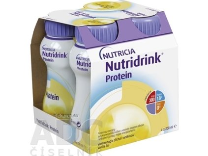 Nutridrink Protein - s vanilkovou príchuťou 4x200 ml (800 ml)