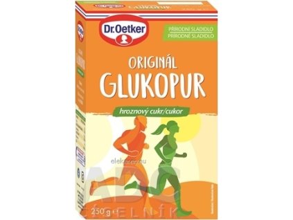 GLUKOPUR ORIGINÁL (hroznový cukor) - Dr.Oetker - 1x250 g