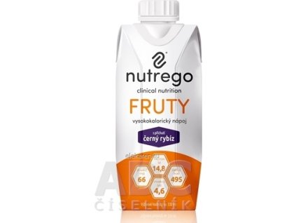 Nutrego FRUTY s príchuťou čierna ríbezľa - 1x330 ml
