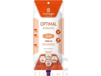 Nutrego OPTIMAL s príchuťou neutral - 6x1000 ml