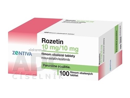 Rozetin 10 mg/10 mg - 1x100 ks
