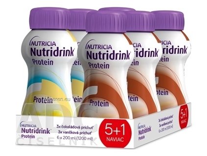 NUTRIDRINK PROTEIN 5+1 SET 6X200ML