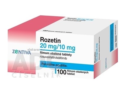 Rozetin 20 mg/10 mg - 1x100 ks