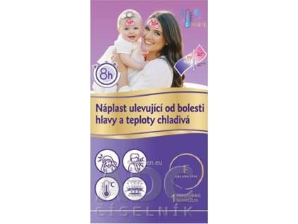 FORTE Náplasť uľavujúca od bolesti hlavy a teploty - 1x1 ks