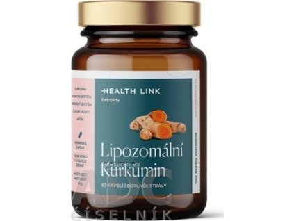 HEALTH LINK Lipozomálny kurkumín - 1x60 ks