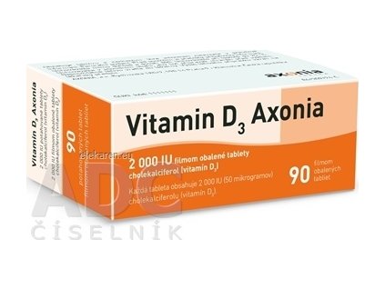 Vitamin D3 Axonia 2 000 IU - 1x90 ks