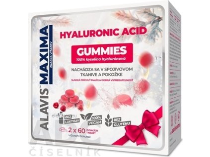 ALAVIS MAXIMA HYALURONIC ACID GUMMIES - 2x60 ks