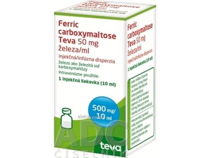 Ferric carboxymaltose Teva 50 mg železa/ml - 1x10 ml