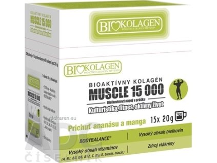 asp BIOAKTÍVNY KOLAGÉN MUSCLE 15 000 - nápoj v prášku, vrecúška 15x20 g (300 g)