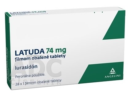 Latuda 74 mg filmom obalené tablety - 1x28 ks