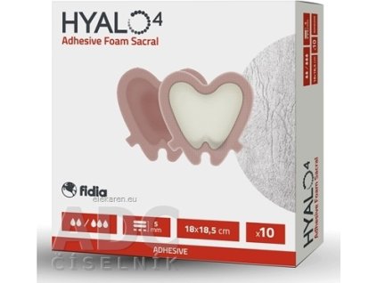 HYALO4 Adhesive Foam Sacral - 1x10 ks