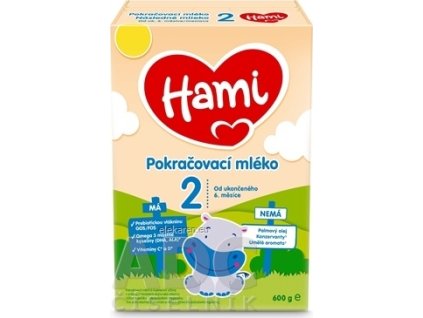 Hami 2 Následné mlieko - 1x600 g