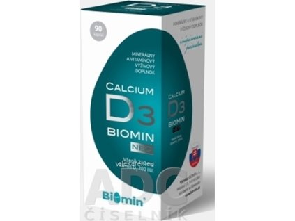 Biomin CALCIUM NEO S VITAMÍNOM D3 - 1x90 ks