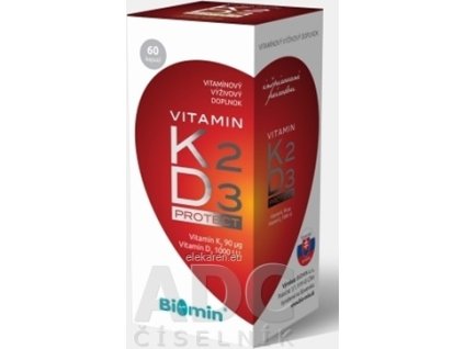 Biomin VITAMIN K2 + D3 PROTECT - 1x60 ks