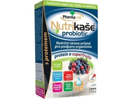 Nutrikaša probiotic - proteín a superfruits - 3x60 g (180 g)