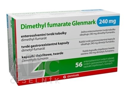 Dimethyl fumarate Glenmark 240 mg - 1x56 ks