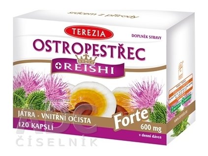 TEREZIA PESTREC + REISHI Forte - 1x120 ks