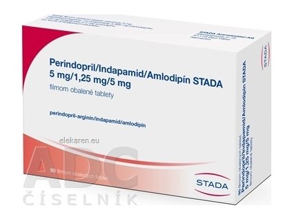 Perindopril/Indapamid/Amlodipín STADA - 1x90 ks