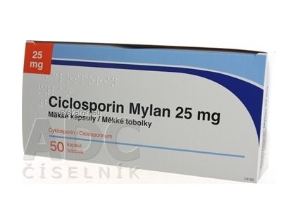 Ciclosporin Viatris 25 mg (Mylan) - 1x50 ks
