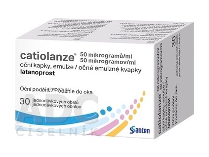 Catiolanze 50 µg/ml očné emulzné kvapky - 3 ml