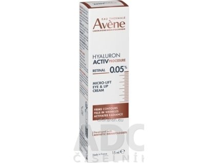 AVENE HYALURON ACTIV PROCEDURE Krém na oči a pery - 1x15 ml
