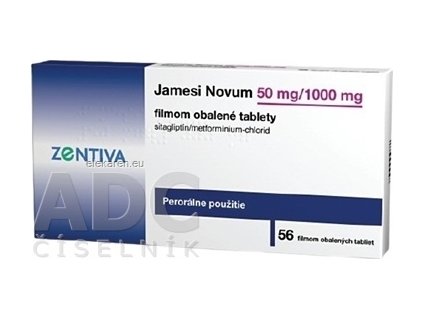 Jamesi Novum 50 mg/1000 mg - 1x56 ks