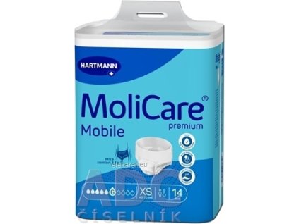 MoliCare Premium Mobile 6 kvapiek XS - 1x14 ks