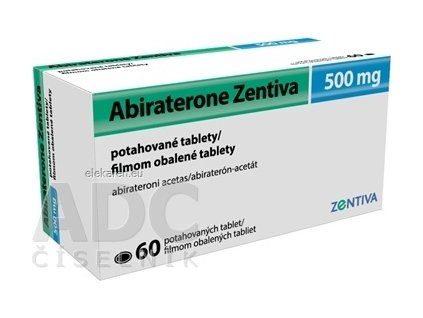 ABIRATERONE ZENTIVA TBL FLM 60X500M
