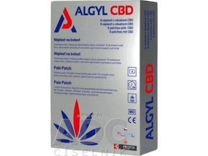 ALGYL CBD Náplasť na bolesť - 1x8 ks