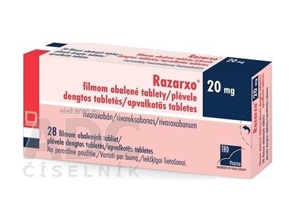 RAZARXO TBL FLM 28X20MG