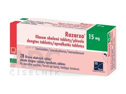 RAZARXO TBL FLM 28X15MG