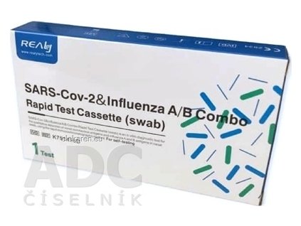 REALY SARS-COV-2 & Influenza A/B Combo Rapid TEST - 1x1 ks