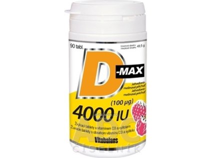 Vitabalans D-max 4000 IU (100 µg) - 1x90 ks