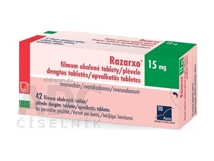 RAZARXO TBL FLM 42X15MG