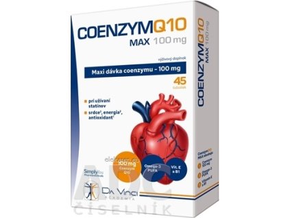 COENZYM Q10 Max 100 mg Da Vinci - 1x45 ks